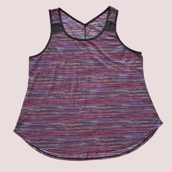 Cuddl Duds Tops - Cuddl Duds ClimateRight Tank Top | Heathered Purple Gray | L (14–16)
